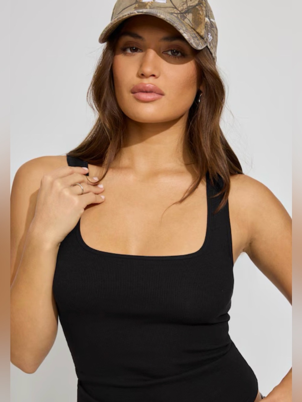 Garage Women’s Black Scoop Neck Tank Top - Classic Style